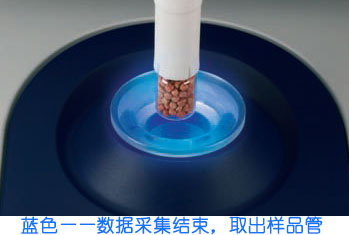 樣品測試結(jié)束后，MQC等待樣品的取出